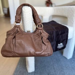 Leather Coach Parker Kisslock Satchel BO993-13437